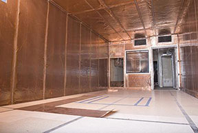 MRI Suite with Copper RF Shielding